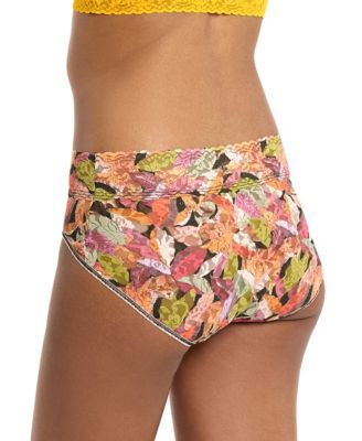 Women's Printed Signature Lace French Brief Panty