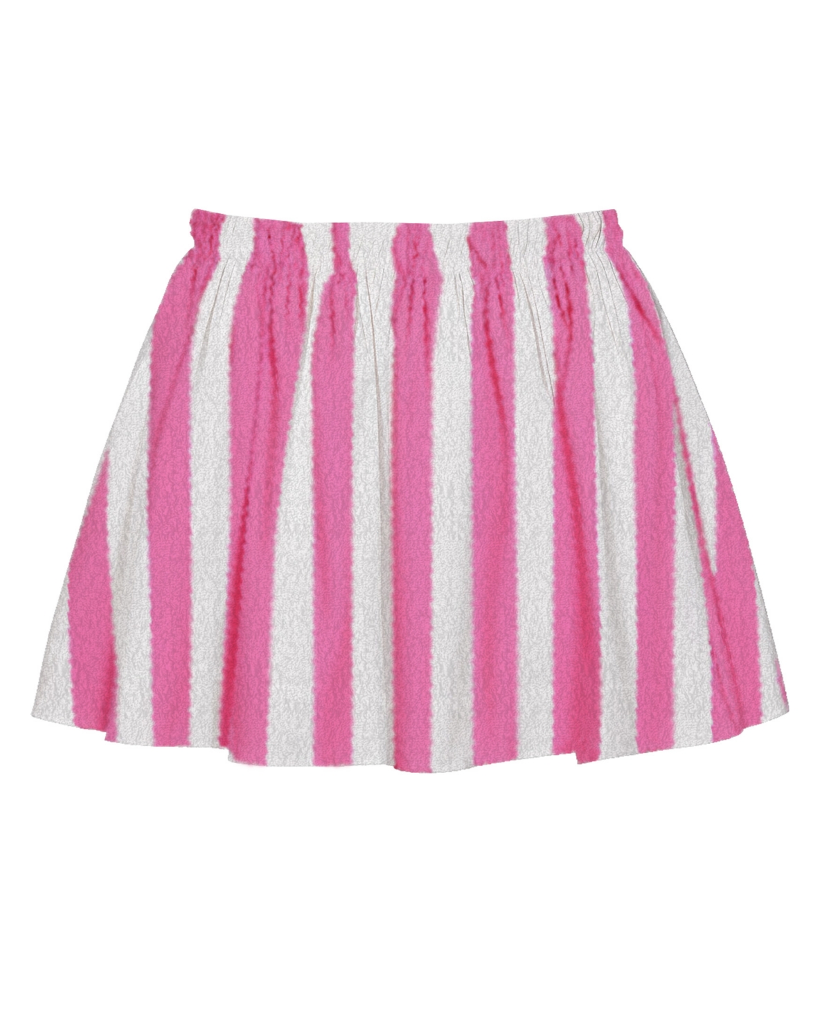Disney Toddler And Little Girls 2-piece Stitch Embroidered Stripe Top And Skirt Set