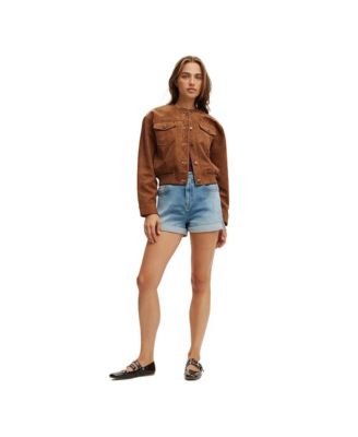 Women's High Rise Micro Denim Short