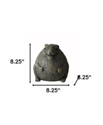 Adorable Chubby Rabbit Garden Statue for Decorative Garden Accents