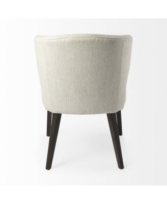 Upholstered Wingback Side Chair for Dining Table or Accent Seating