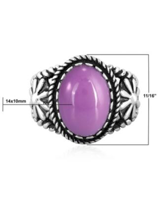 Sterling Silver Phosphosiderite Concha Flower Ring, Size 7