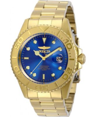 Men's 29947 Pro Diver Quartz 3 Hand Blue Dial Watch