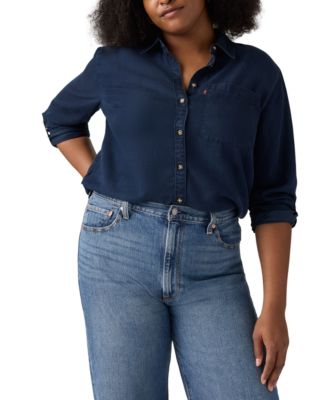Plus Size Darlene Button-Front Shirt