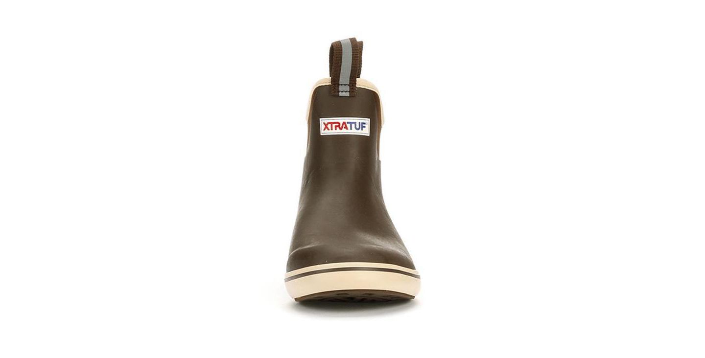 Мужские ботинки XTRATUF Ankle Deck Boot, цвет: Шоколадный рыжевато-коричневый — фото 6