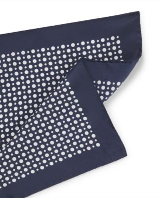 Hugo Boss BECKHAM x BOSS Men's Printed Silk Pocket Square