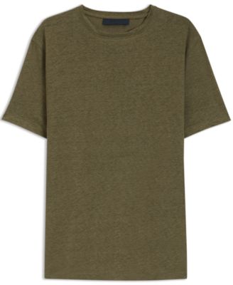 Hugo Boss BECKHAM x BOSS Men's Soft Linen Regular-Fit T-Shirt