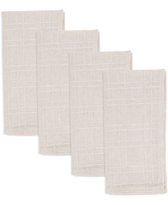 Classic Stitched Plaid Napkins, 20" x 20"