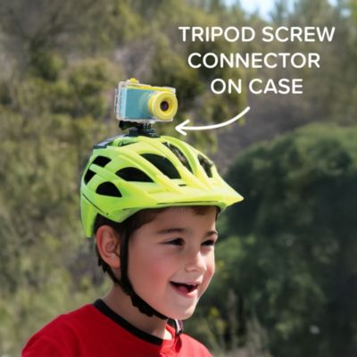 Camera 2 (Blue) Kids Action Camera with IPX8 Waterproof & Shockproof Case, 1080p Video 8MP Photo, Tripod Mount, Action Camera for Swimming, Gift for Boy Girl Ages 3-12