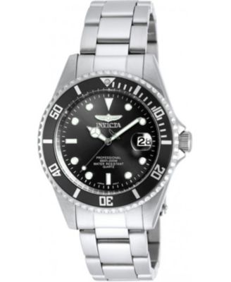 Men's 8932OB Pro Diver Quartz 3 Hand Black Dial Watch