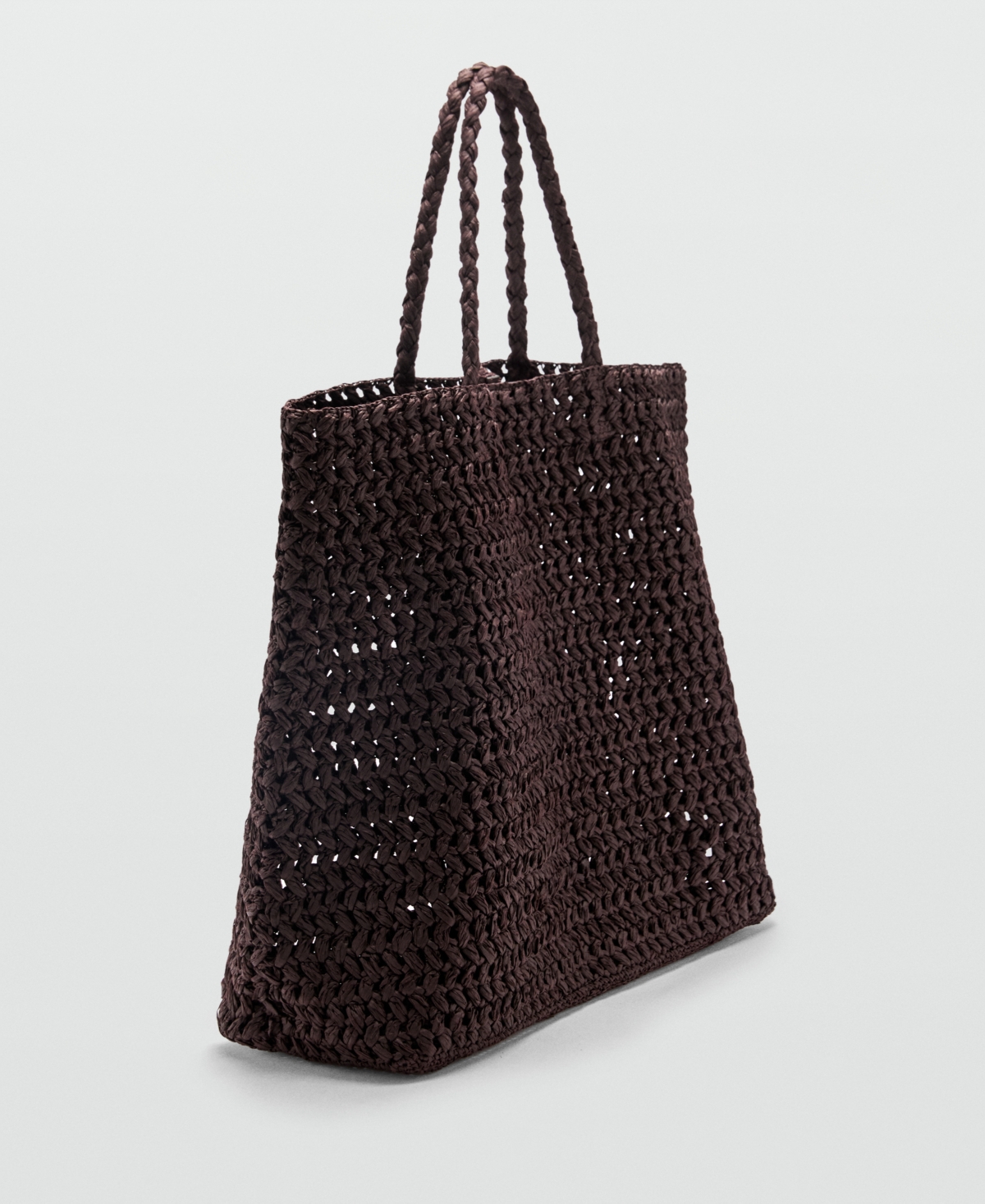 Mango Women's Natural Fiber Maxi Bag