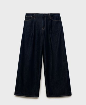 MANGO - Women's Wideleg Denim Pants