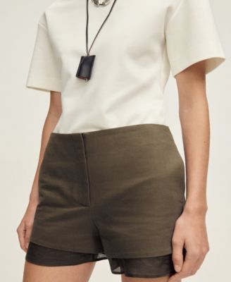 Women's Seamless Cotton Blend Shorts