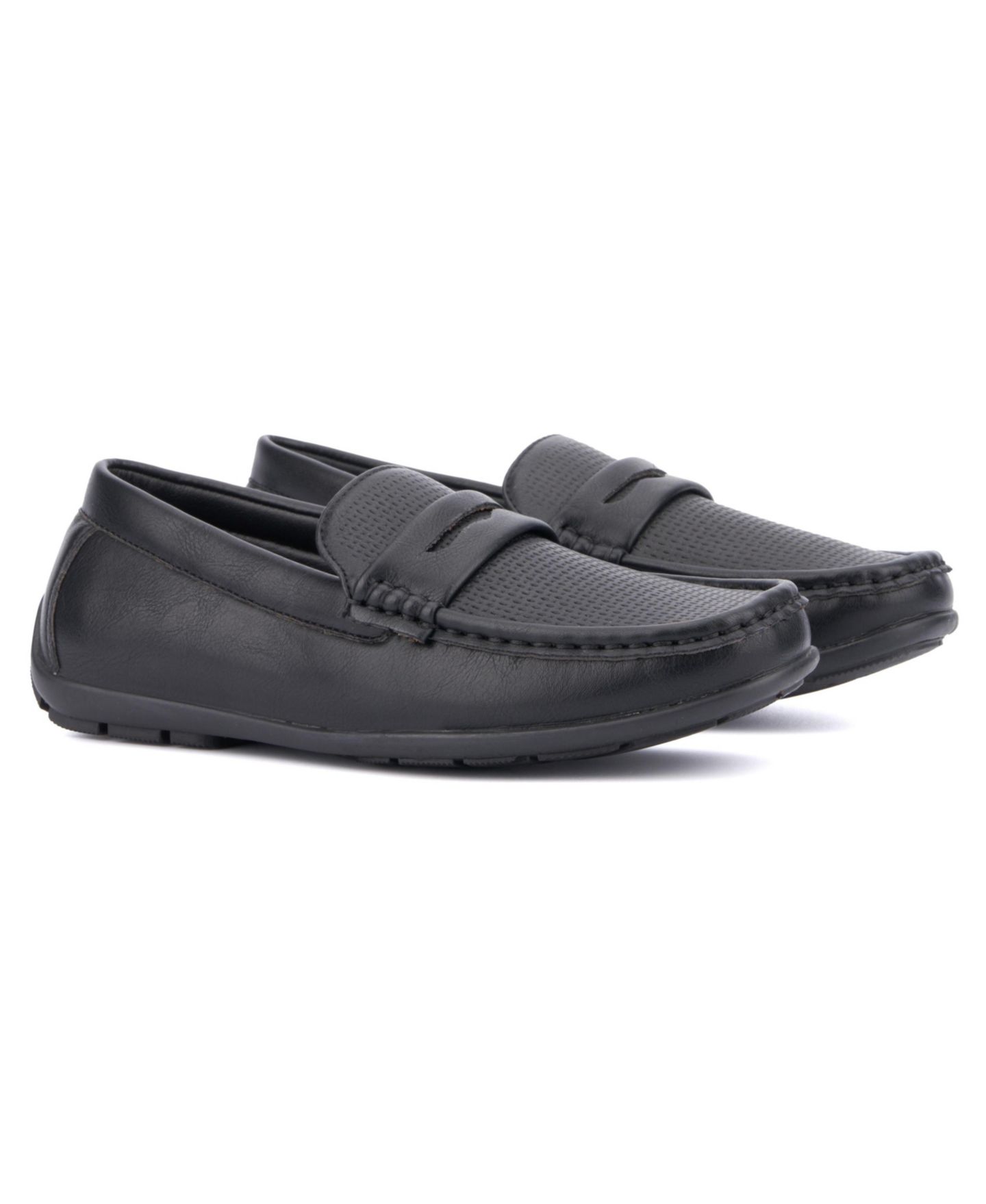 Туфли XRAY Youth Errol Textured Loafer Dress Shoe для мальчиков, цвет: Чёрный — фото 5