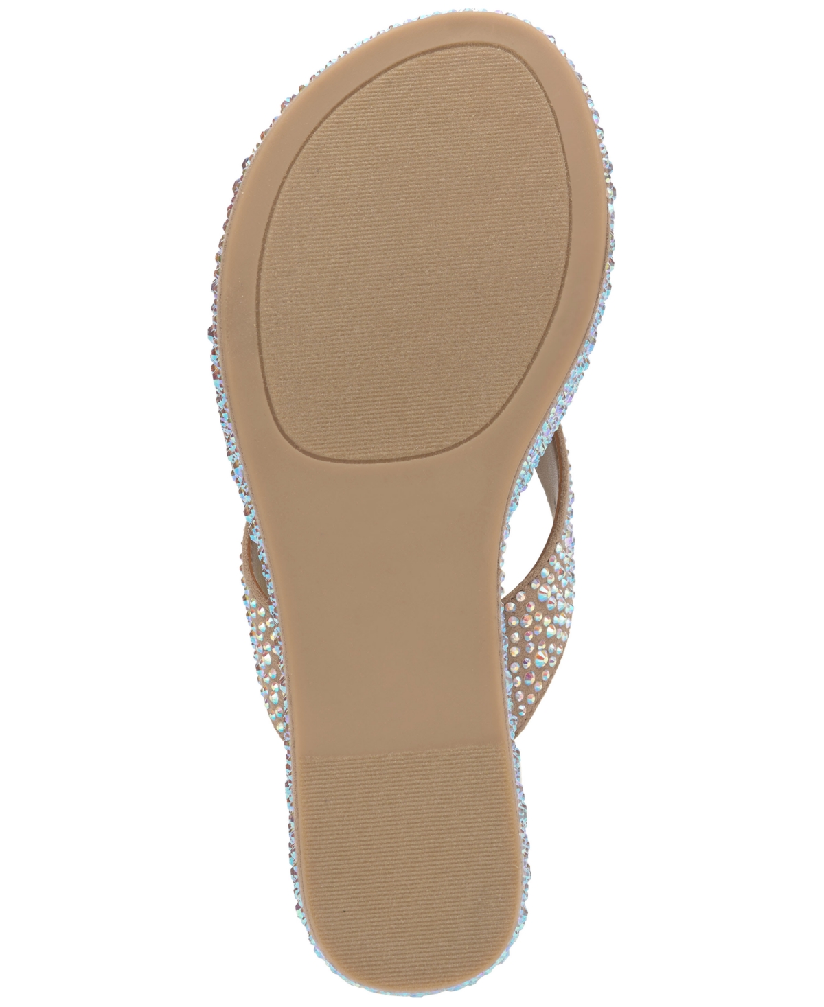 Shop Macy's Women's Loli Embellished Thong Platform Sandals, Exclusively At