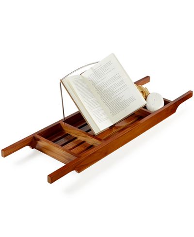 Hotel Collection Teak Bath Caddy, Only at Macy's ...