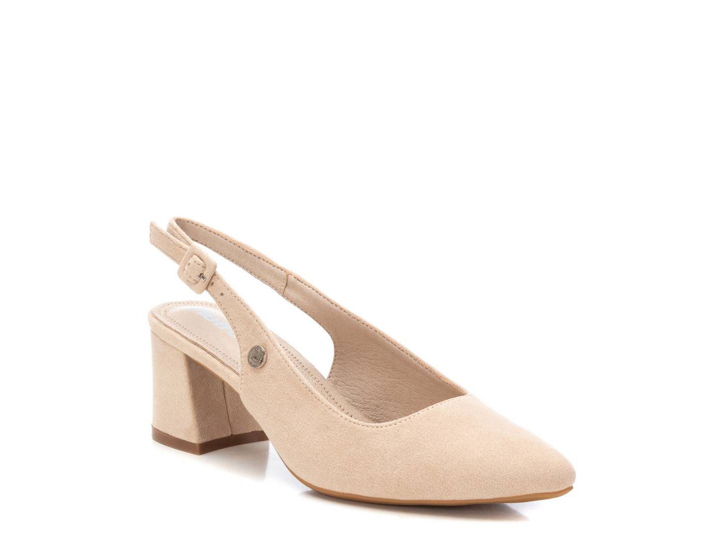Женские туфли XTI Slingback Pointy Toe Pumps Refresh, цвет: Бежевый — фото 1