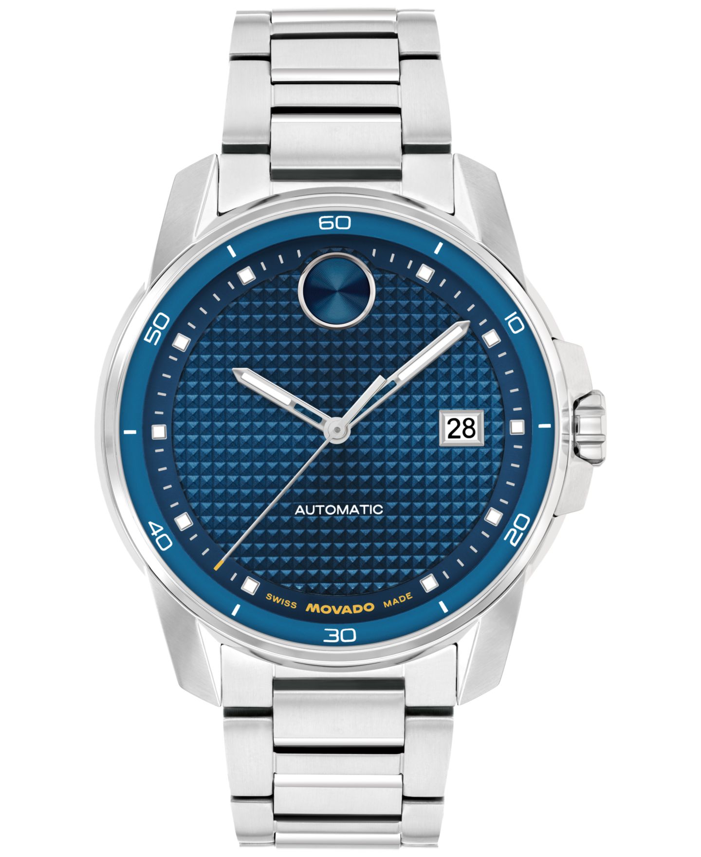 Мужские часы Movado Bold Verso Swiss Automatic Stainless-Steel Watch, 41mm — фото 1