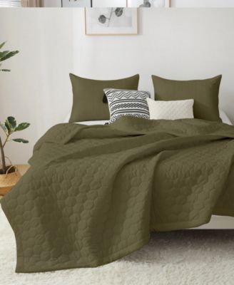 Mini Honeycomb Down Alternative Blanket Set, King