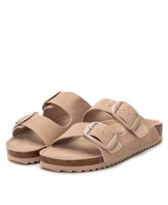 Women's Footbed Sandals with two buckles Refresh By Xti
