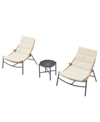 Sunset Modern Upholstered Patio Conversation Set