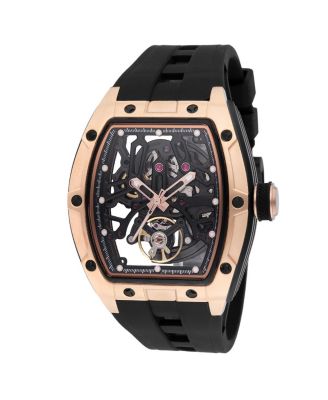 Men's 49032 S1 Rally Automatic 3 Hand Black Dial Watch