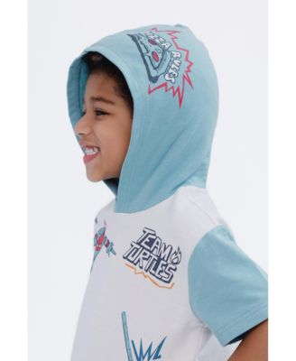 Toddler Boys French Terry Pullover Hoodie and Shorts Outfit Set