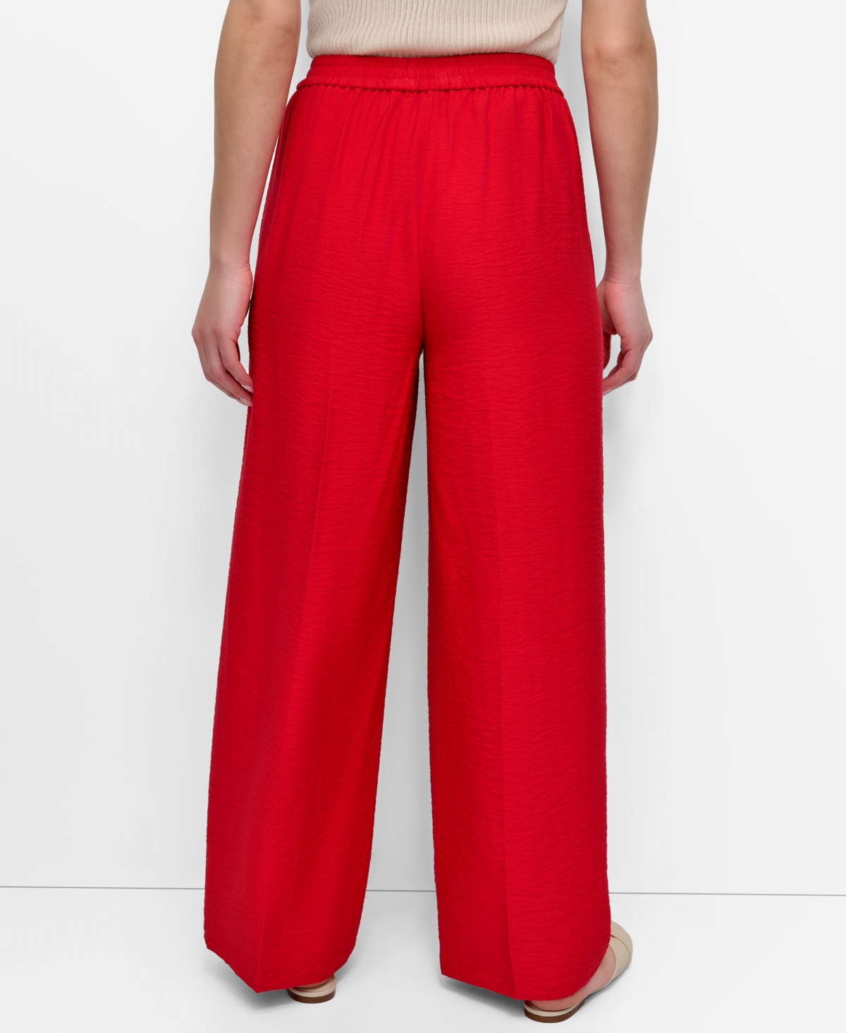 Dkny Drawstring Pants In Red