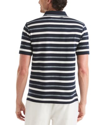 Men's Birdseye Stripe Polo Shirt