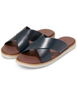 Men's Nantucket Cross Strap Slip-On Slide Sandals