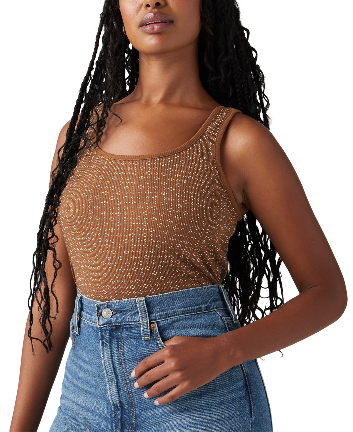 LEVI'S WOMEN'S ESSENTIAL RIBBED TANK TOP 