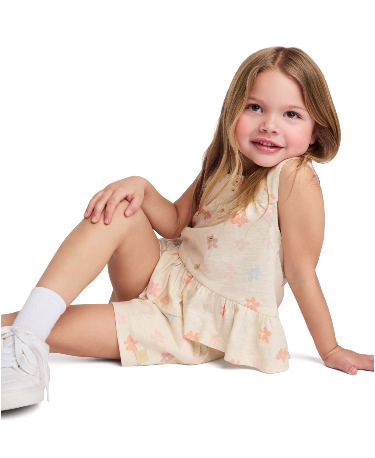 Calvin Klein Kids' Flower Tank & Shorts Set