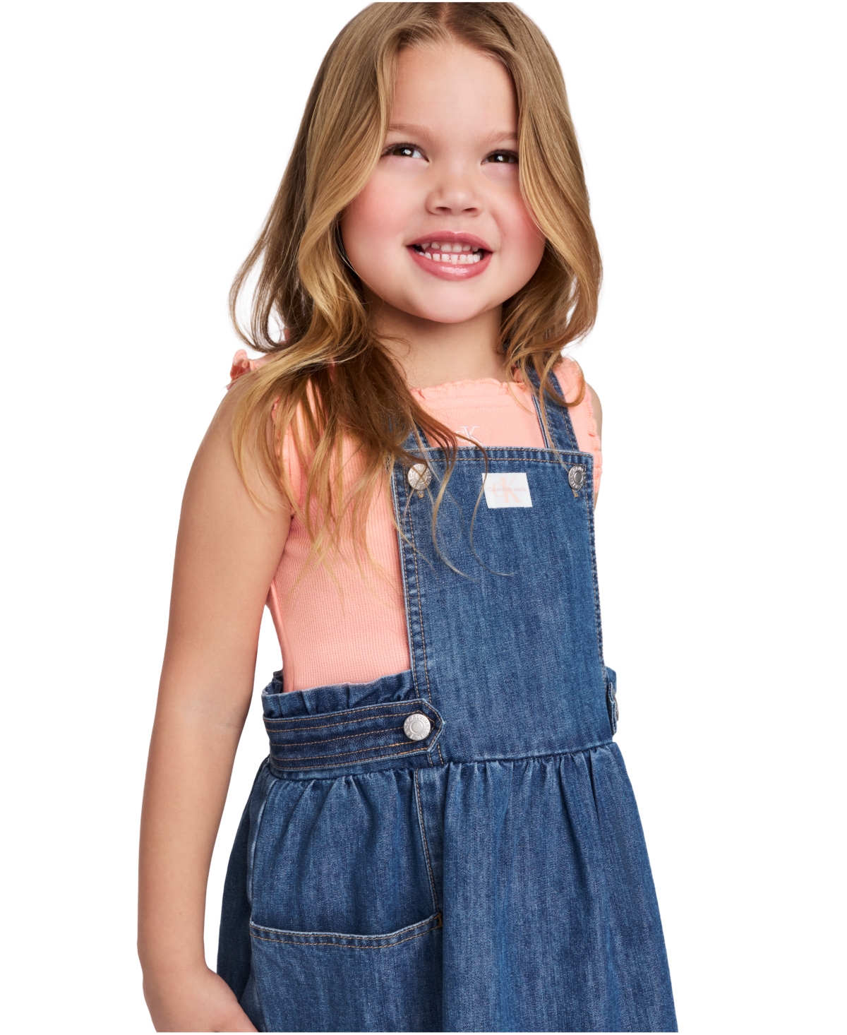 Calvin Klein Kids' Rib Tank & Skirtall Set
