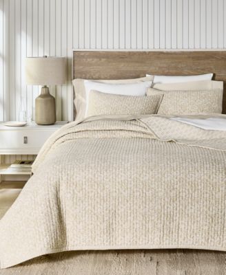 Leaf Silhouette Oat Quilt Set