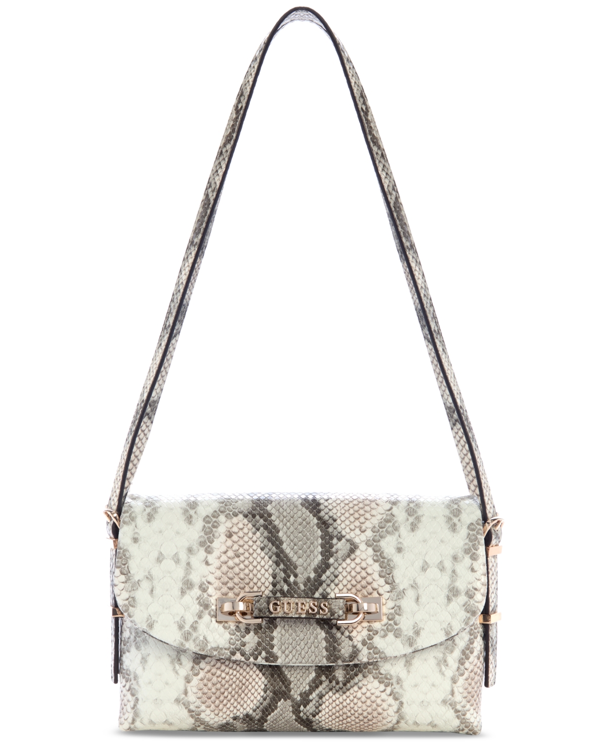 GUESS LEFIA FLAP SHOULDER BAG 