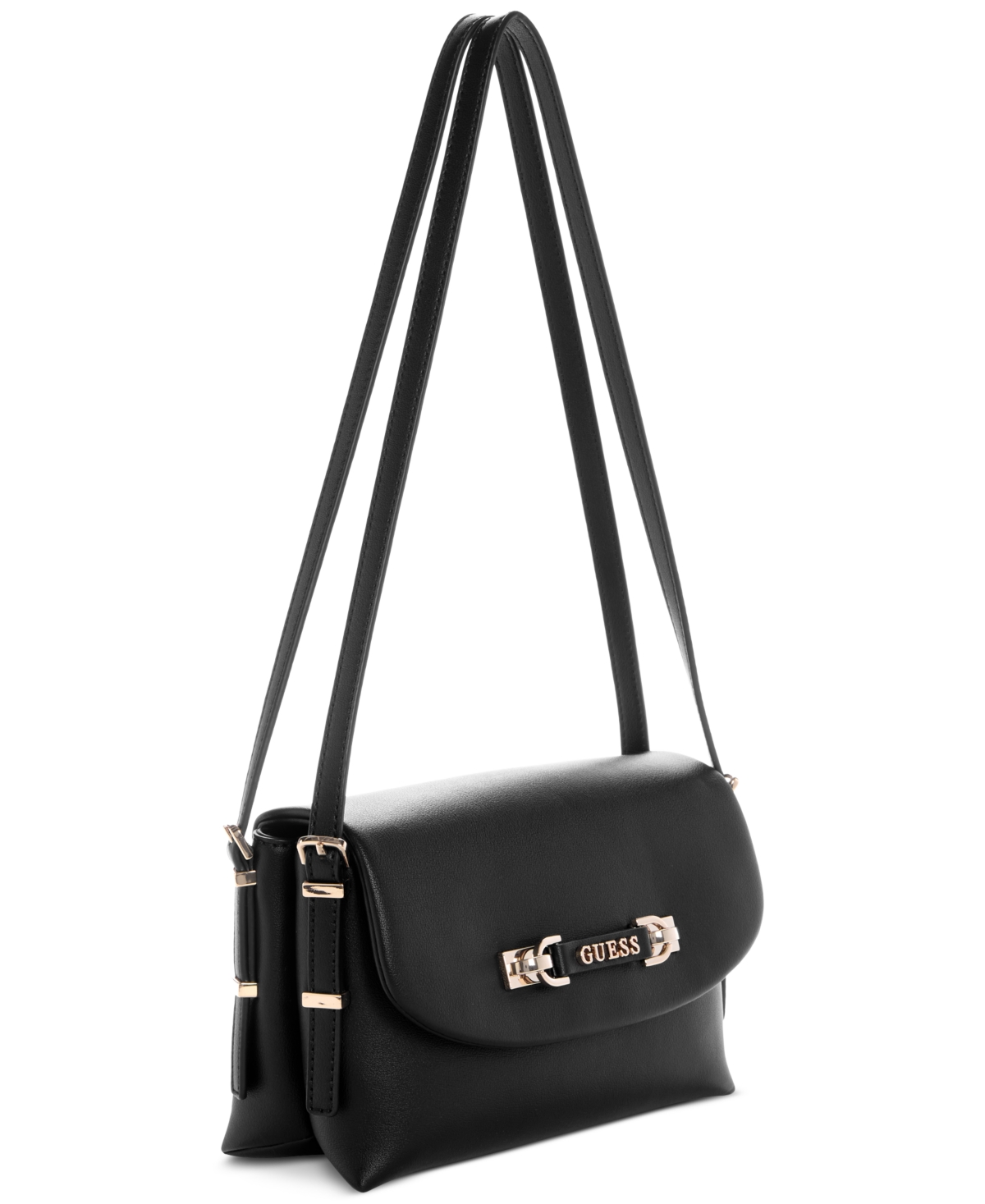 GUESS LEFIA FLAP SHOULDER BAG 