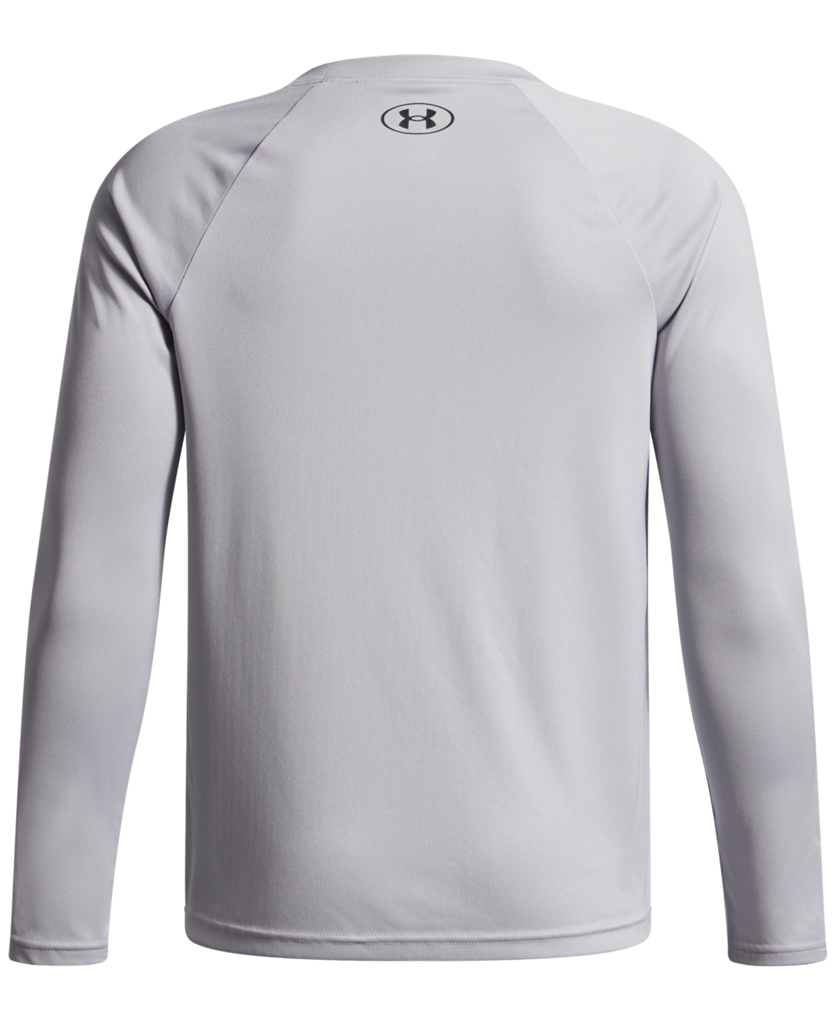 Under Armour Big Boys  Tech Hybrid Print Fill Long Sleeves T-shirt In Gray