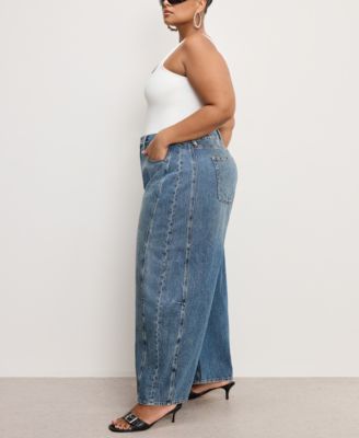 Women's Good Extreme Barrel Jeans, Regular & Plus Size