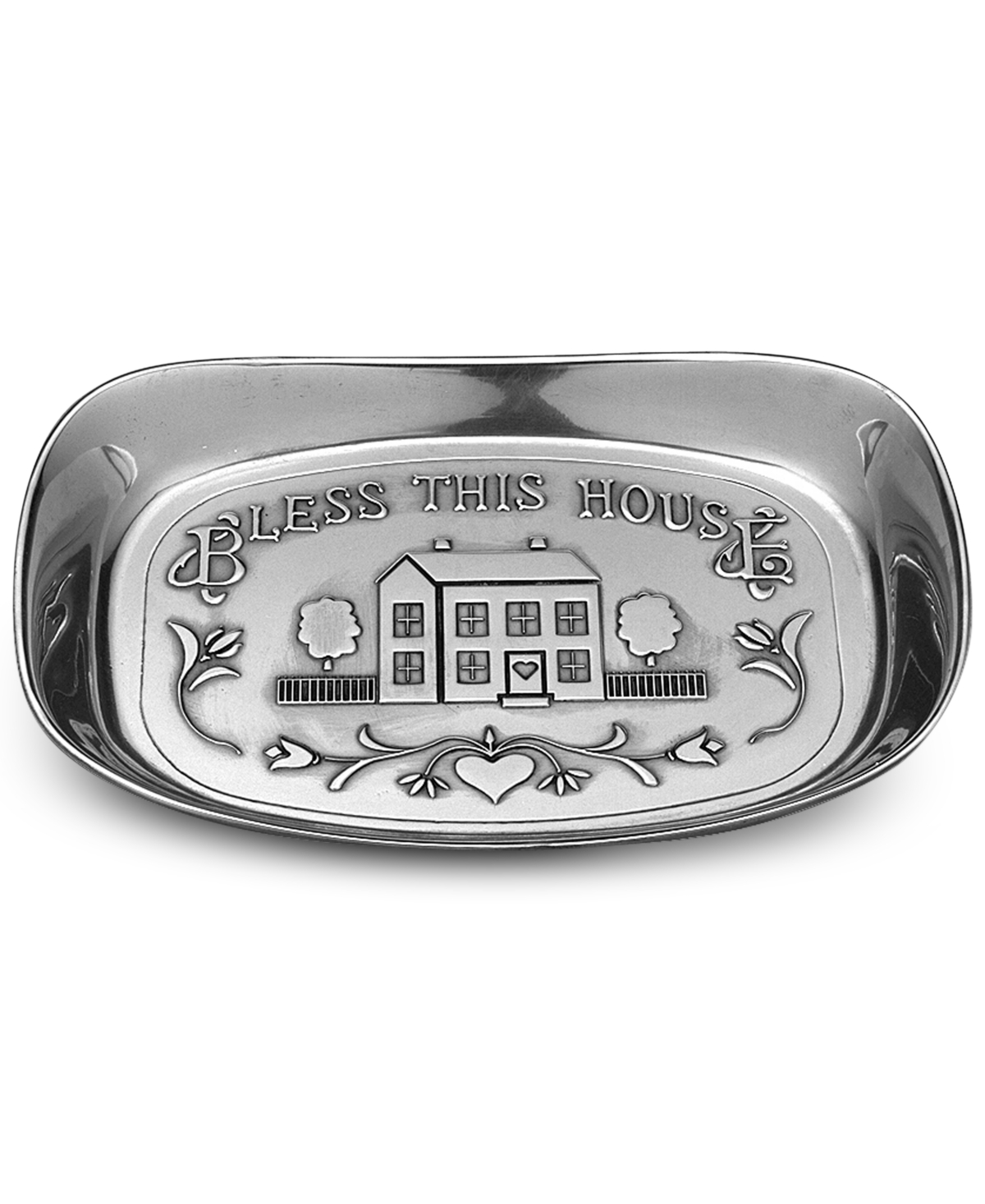 UPC 019328032372 product image for Wilton Armetale Bless This House Serving Dish | upcitemdb.com