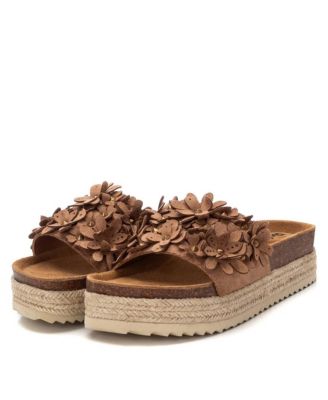 Women's Jute Wrapped Platform Sandals Refresh By Xti