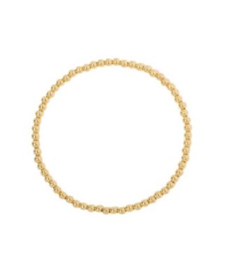 Gold Filled Classic Bead Bracelet 3mm