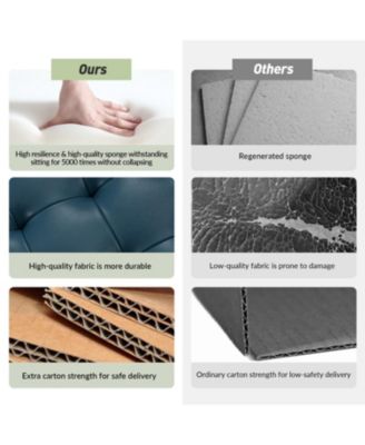 Terencio Bedroom Genuine Leather Bench