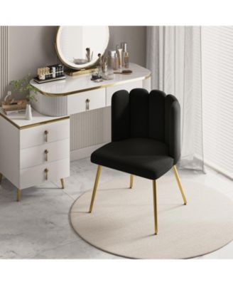 Contemporary Juan Side Chair with Tufted Back