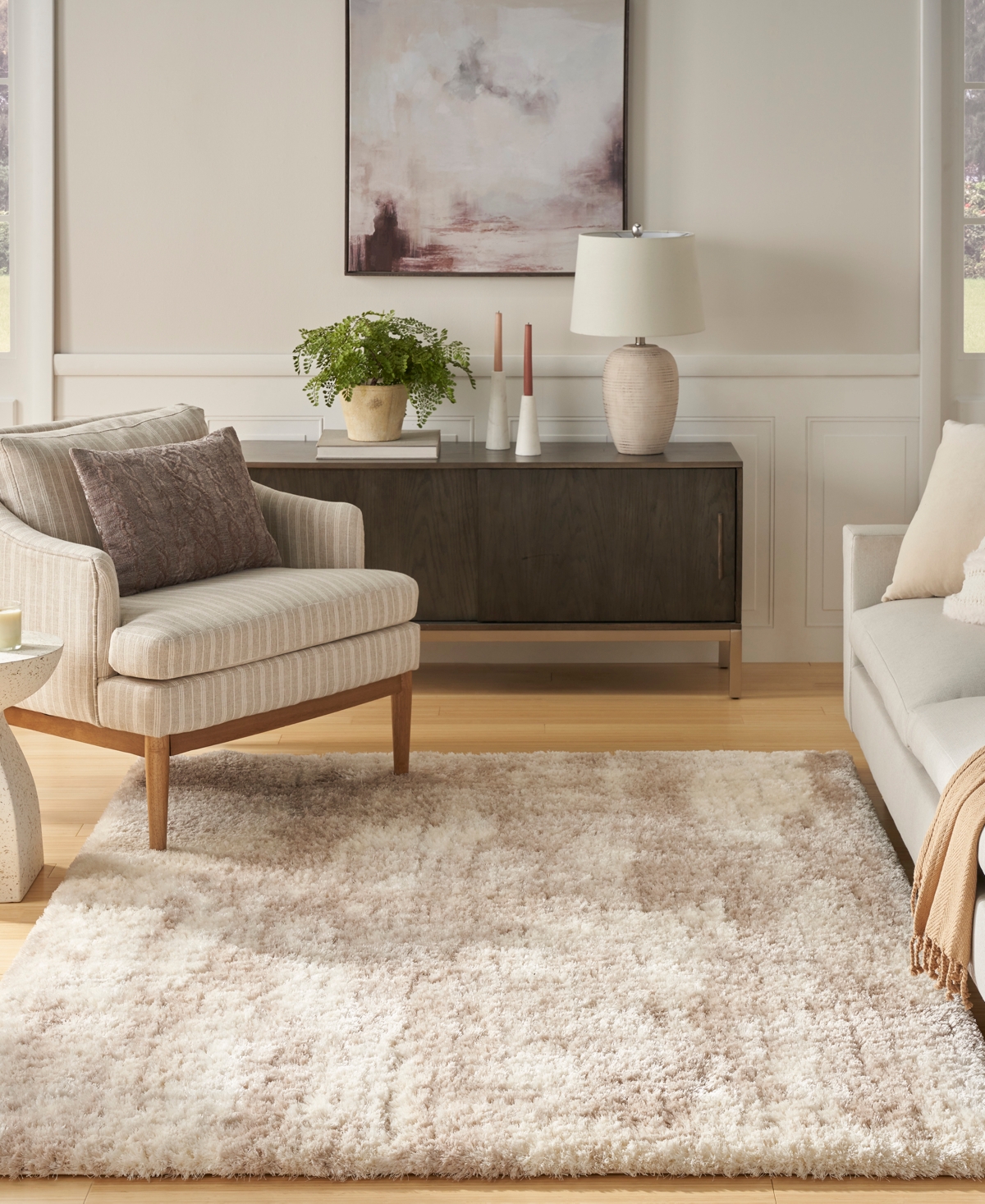 Nourison Home Dreamy Shag DRS01 4'x6' Area Rug