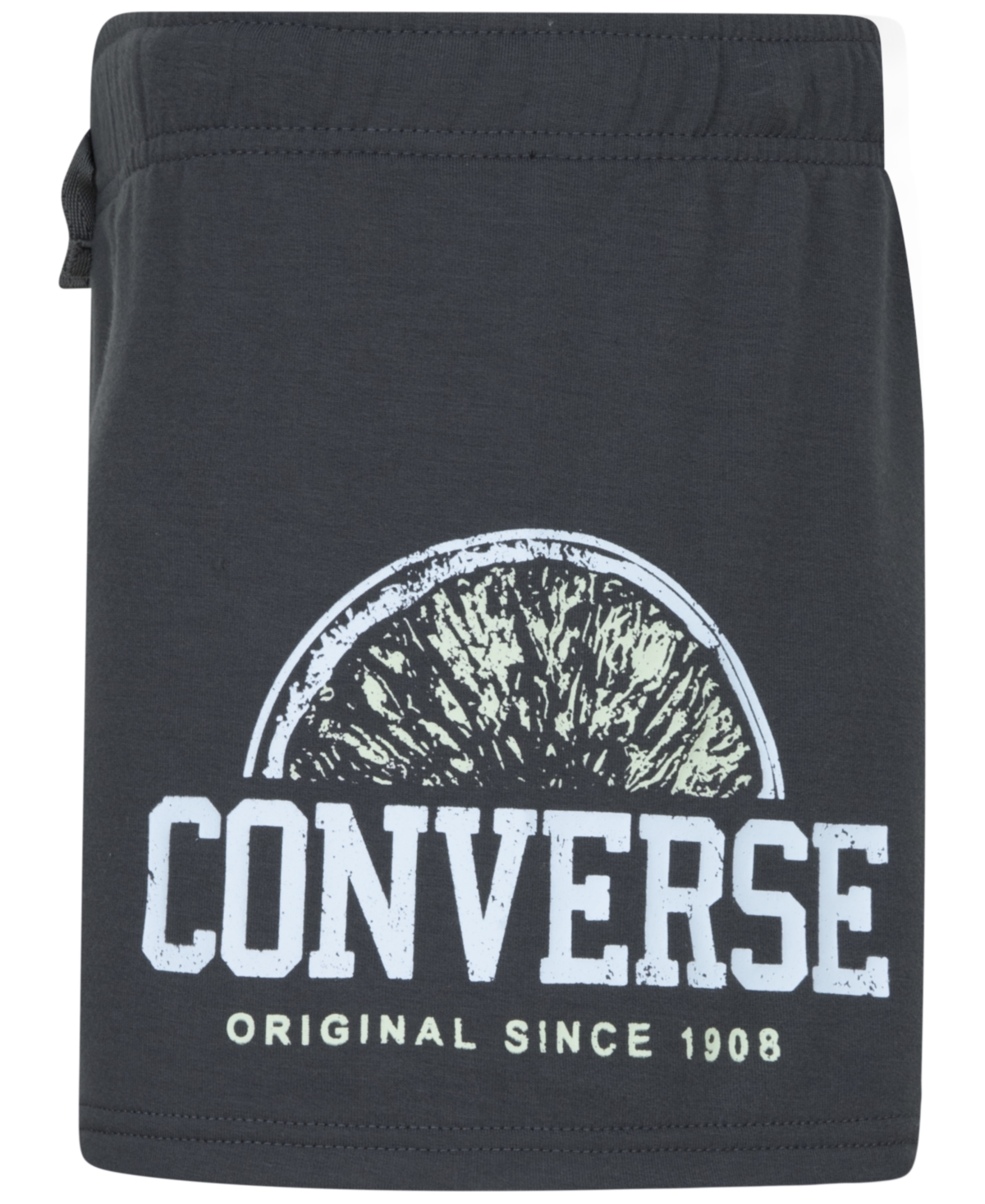 Converse Big Girls Graphic Knit Shorts In Black