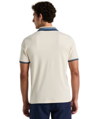 Men's Slim-Fit Cotton Tipped Polo Shirt