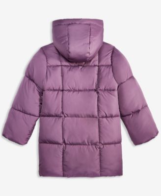 Big Girls Box Quilt Stadium Jacket