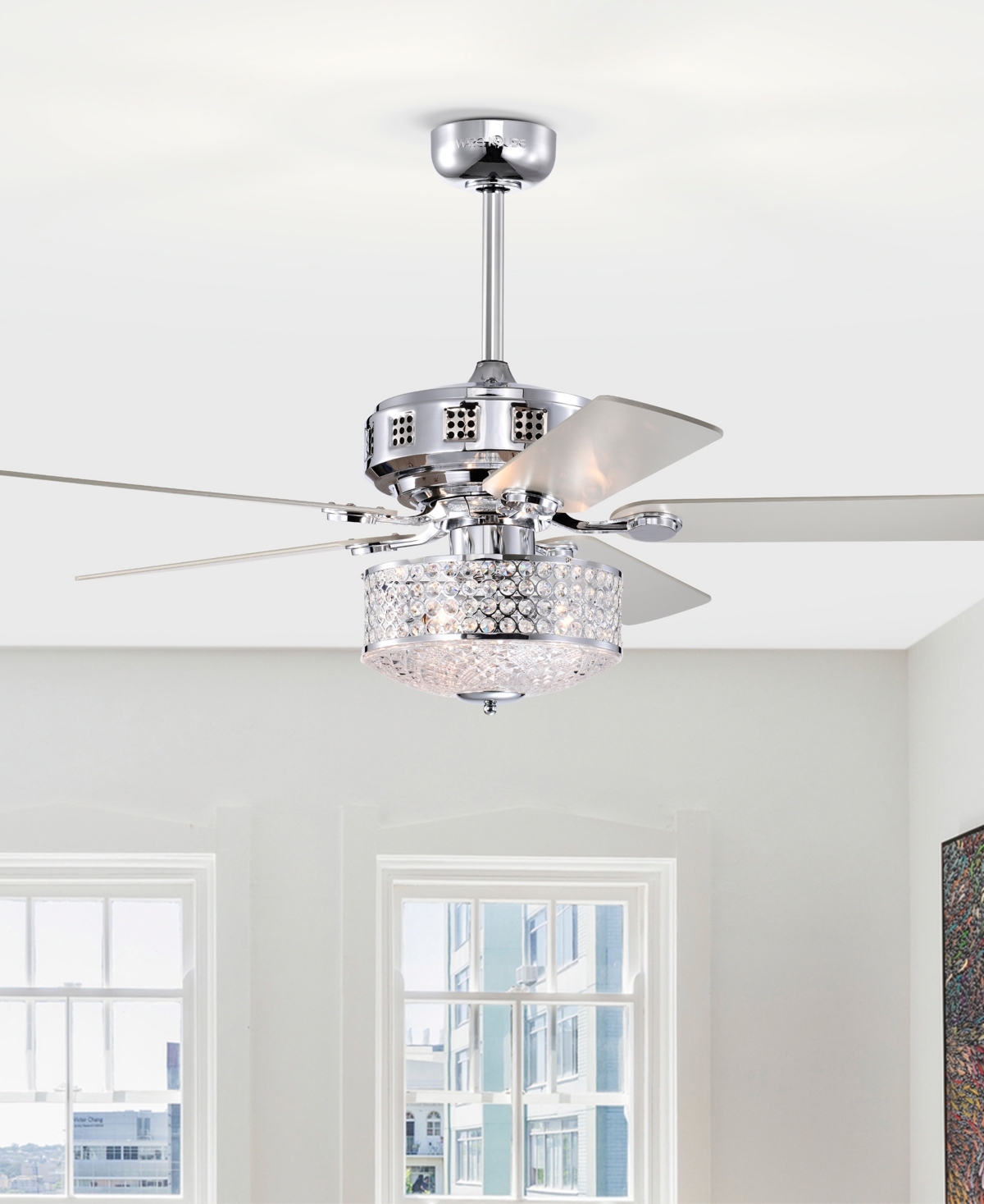 Home Accessories 52" Callen 3-light Indoor Ceiling Fan Chandelier