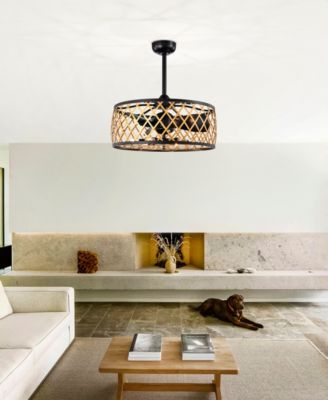 25" Annas 6-Light Indoor Ceiling Fan Chandelier