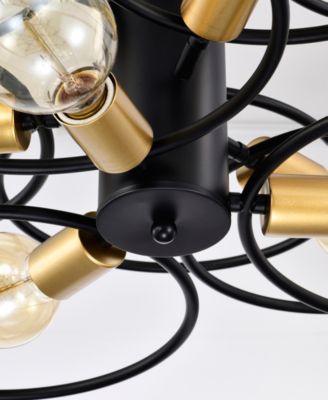 28" Camilla 9-Light Indoor Semi-Flush Mount Ceiling Light